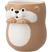 Amazon｜デコレコーポレーション そっとそえ手 湯呑 みけ サイズ：約W8