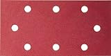 Bosch 2609256A91 Sanding Sheets for Black + Decker Orbital Sanders 93 x 185 cm Number of Holes 8 Gri