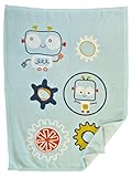 Baby Blanket (Robot) Super Soft Fleece Baby Boy's Blanket/Cozy blanket/Crib To Toddler/Registry Gift