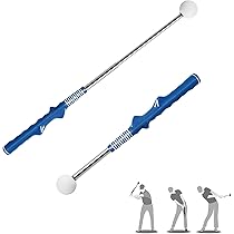 Amazon | Phyxiul ゴルフ練習スイング器具 矯正グリップ付き 伸縮式 Amazon | Phyxiul ゴルフ練習スイング器具 矯正グリップ付き 伸縮式