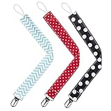 Baby Pacifier Clip Holder Personalized Soothie Clips With Strong Teeth Unisex Hanging Clips With Mod