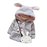 かわいい　兎　フード付き　ベビー服　女の子　コート/アウター/上着　　　赤ちゃん服　幼児　子供服　女の子 長袖　4サイズ　キッズ服　満月/出産祝い/プレゼント70－80－90－100（0ヶ月－24ヶ月