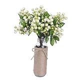 AIHOME 高品質 おしゃれ　きれい　手作り カリフォルニア　ジャムの花 造花　本物そっくり ブーケ　インテリア 本物そっくり フラワーアレンジ　結婚式 お祝い 飾り ギフト 10本セット