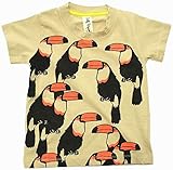 【日本未発売】LITTLE PILGRIM リトルピルグリム ベビー & キッズ 幼児 かわいい おしゃれ Ｔシャツ Mr.TOUCAN (2-3歳)