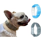 Watshine【獣医師監修】犬 クールネック 首冷やす ペット用 ひんやりリング ネッククーラー PCM 素材 28℃自然凍結 軽量タイプ クールリング 持続冷却 繰り返し使用可能 サイズ調整可能 脱落防止設計 暑さ対策 夏用品 散歩・アウトドア向