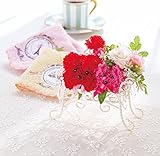 母の日 ギフト 花 プードルアレンジ（造花）＆ニナリッチ ペアタオルハンカチ 限定 母の日のプレゼント ランキング 人気商品 おしゃれ もらって うれしい メッセージ カード 付 全国配送