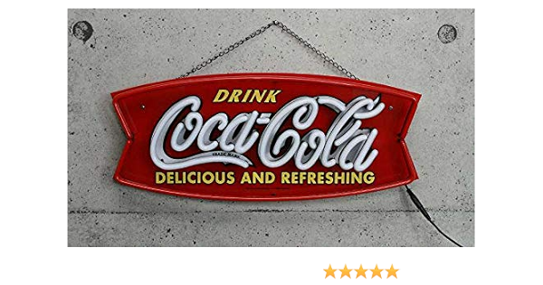 憧れ コカ コーラ Coca Cola コカコーラledネオンサイン Fish アメリカン 雑貨 ネオン 電飾 Bar ドリンク Led ブランド アメリカ Usa かわいい おしゃれ インテリアライト