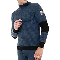 ひだまり⭐️紳士用 長袖丸首シャツ 防寒インナー あったか肌着 エベレスト S Amazon | [ひだまり] 紳士用 エベレスト 長袖ハイネックシャツ