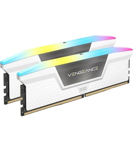 Amazon | CORSAIR VENGEANCE RGB DDR5 メモリ 32GB(16GB×2)最大6400MHz