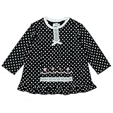 【H28年春物】(日本製) Pample Mousse(パンプルムース) シルケット天竺いちご刺繍入りトレーナー 95cm/BK NO.DP-61212