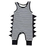 ベビー男の子コットンCartoonボディスーツロンパースノースリーブジャンプスーツPlaysuit服装