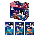 フィリックス パウチ キャットフード ダブルのおいしさ お魚お肉バラエティ 50ｇｘ12袋