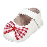 Tovadoo ベビーシューズ リボン チェック柄 バックル クラシック 多色 女の子 履きやすい つま先保護 ソフト キュート フォーマル 保育園 結婚式 パーティー