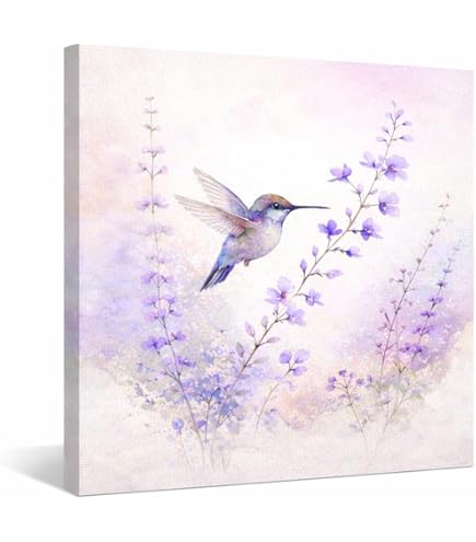 Amazon.co.jp: キャンバスアート 藤の花 絵画 30×40cm - 優雅な藤の花