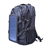 XINPUGUANG 6.5W 6V ソーラーパネル付きソーラーパネルバックパックソーラーエナジーバッグ ラボ、サイクリング、登山、ハイキング、旅行、アウトドアアクティビティ、毎日の使用