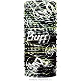 Buff (バフ) 豊富な色・柄 スペイン製 オールシーズンOK 使い方10通り以上 マルチな万能ヘッドウェア 軽量コンパクト 抗菌対応 汗をかいても匂わない 縫い目なし 吸汗速乾 フリーサイズ (COOLNET UV+ ULNAR BLACK) [並行輸入品]
