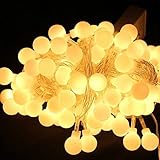 LINSAM LEDストリングライト10M70 LED クリスマスライト 庭のフェンスパスの風景デコレーション用 ウォームホワイト