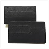 Geju インナーカードケース 長財布用カードケース 8枚+α収納可能 収納 ギフト 薄型 無地 (ブラック)…