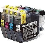 brother ブラザー LC411 (BK/C/M/Y)【4色】【大容量】 最新 互換 インクカートリッジ 411 LC411-4PK インク DCP-J526N J914N J926N-W J926N-B J1800N J528N J928N J915N J928N-W J928N-B MFC-J739DN J904N J739DWN J939DN J939DWN J905N