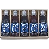 快気祝（完治） のし付き 高級 調味料 食品 なだ万 調味料セット（４種・５本）