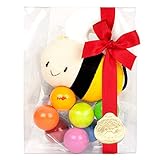 出産祝い ベビーギフト granpapa（グランパパ） 手あそびの木のおもちゃとハチさんの布ラトル ギフトセット