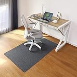 チェアマット 140x90cm 厚み4mm ズレない フローリング デスク 机下 椅子 足元マット 静音 吸音 床傷防止 ゲーミングチェアマ