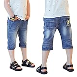 (チェリーレッド) CherryRed 子供 女の子 男の子 子供 ショートパンツ ハーフパンツ 夏物 デニム120 3#