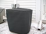 HeavyDuty Beathable Tight Mesh Winter Full Air Conditioner Cover - 36x36x35ht - Black by PremierAcCo