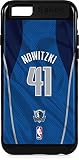 NBA Dallas Mavericks Iphone 6s Plus Cargoケース – Dirk Nowitzki Dallas Mavericks Jersey Cargo Case for 