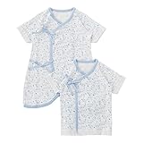 ニシキ P6027 Bon chou chou ボンシュシュ 肌着2点セット 50~60cm サックス・P6027-S