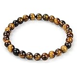 Adabele Natural 7" 7.5" 8 inch Stretchy Gemstone Bracelet Chakra Gems Stone 6mm (0.24 Inch) Bead Healing Crystal Quartz Jewel