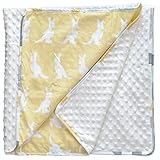 Pam Grace Creations Honeydoo Kangaroo Baby Blanket Gold/White [並行輸入品]