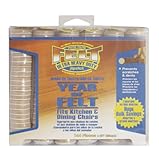 Slipstick cb113 1インチセルフスティックフェルトパッド/家具フロアプロテクター( 144ピース値パック)ラウンド粘着フェルトSliders