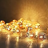 Sund ストリングライト 防水　LED 飾りライト パイナップル模様　電池式 2M 20個 明るい ハロウィーン クリスマスツリー デスク ベッド 天井 パーティー ドア 雰囲気変え