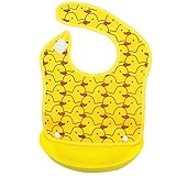 油が落ちるスタイ お食事エプロン お食事用防水ビブ Duck