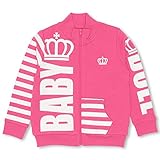ベビードール ボーダー切替ジャケット 子供服 90cm ピンク