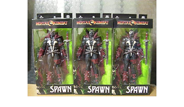 Amazon 正規品 マクファーレントイズ モータルコンバット スポーン 剣 3個セット Spawn 最新 フル可動 アクションフィギュア フィギュア ドール 通販