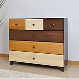 タンス 幅90 4段 チェスト 完成品 日本製 ハイチェスト ASE-089 (ブラウン)