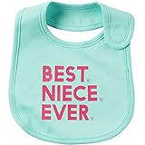 カーターズ Carter's スタイ ビブ しっかり吸収 3層構造 Best Niece Ever Teething Bib フリーサイズ [並行輸入品]