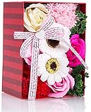 父の日 ソープフラワー 創意方形ギフトボックス 誕生日 母の日 記念日 先生の日 バレンタインデー 昇進 転居など最適としてのプレゼント