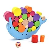 LanLan木製ビルディングブロックDolphinバランス教育の構築ブロックキッズ子供男の子女の子