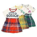 Bobson ワンピース(80～130cm)キムラタンの子供服 グリーン 100 (77366x77866-152)