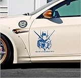 EUYUL(ユーユル) 機動戦士ガンダム ステッカー 車シール 20/40CM PVC材質 自動車車シール 防水ステッカー 車用デコレーション コスプレ小道具 人気 飾り物 プレゼント (赤, 40CM)