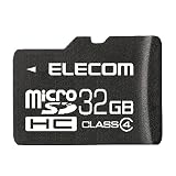 エレコム MicroSDHCカード Class4 JIS防水保護等級7(IPX7)準拠 32GB MF-HCMR032GC4A