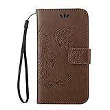 OMATENTI Sony Xperia Z3 ケース, Sony Xperia Z3 高級PUレザー ケース 手帳型 保護ケース カード収納ホルダー付き 横置きスタンド機能付き マグネット式 スマホ