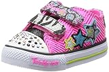 [スケッチャーズ] SKECHERS SHUFFLES-SPLENDID SPELLS 10344N NPMT (NEON PINK CANVAS/ BLACK & MULTI TRIM/12.0)