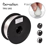Pxmalion Flexible TPU 3Dプリンター用FLEX弾性樹脂フィラメント素材 フレキシブルマテリアル弾性曲がりやすい 柔軟性も耐久性も優れる 1.75mm径 正味量1KG(2.2LB) 精確度+/- 0.03mm だいぶの3Dプリンターが適用 (透明/クリア)