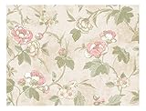 York Wallcoverings LN7601SMP Remington Rose Peony 8 X 10 Wallpaper Memo Sample [並行輸入品]