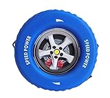 ユニークなキッズリュックタイヤ形状アダルトバッグファッションバックパック[青]