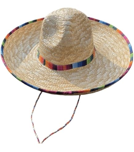 Amazon.co.jp: メキシカン ソンブレロ 帽子 大人用 セラペトリム 幅21